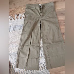 Madewell wide leg khakis